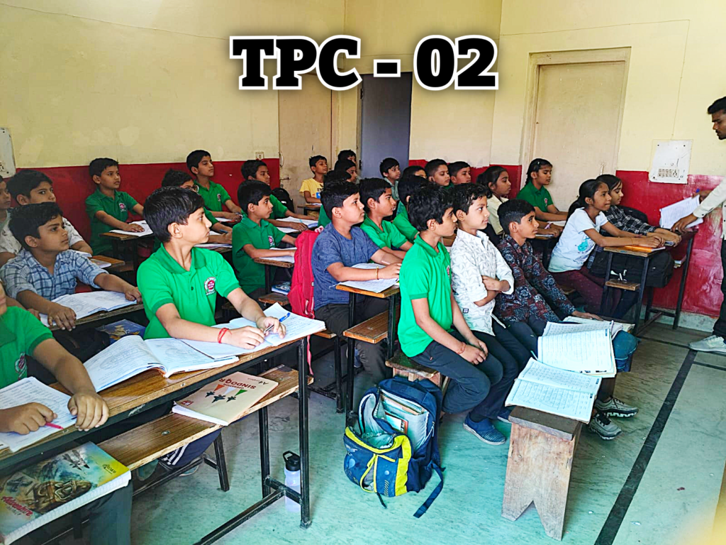 Students studying in a classroom at The Prime Classes Gwalior - Best Sainik School Coaching